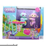 WowWee Fingerlings Playset Monkey bar Swing Playground with One Monkey & One Sloth – Savannah Light Purple & Clara Turquoise  B07FQZBF6T